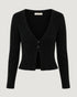 CARDIGAN CROPPED COM ABERTURA PRETO