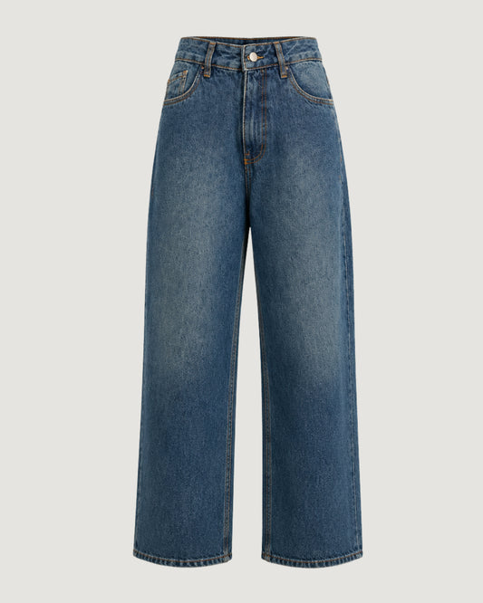 CALÇA JEANS WIDE LEG DIRTY