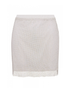 Mini Saia Samantha Strass BRANCO