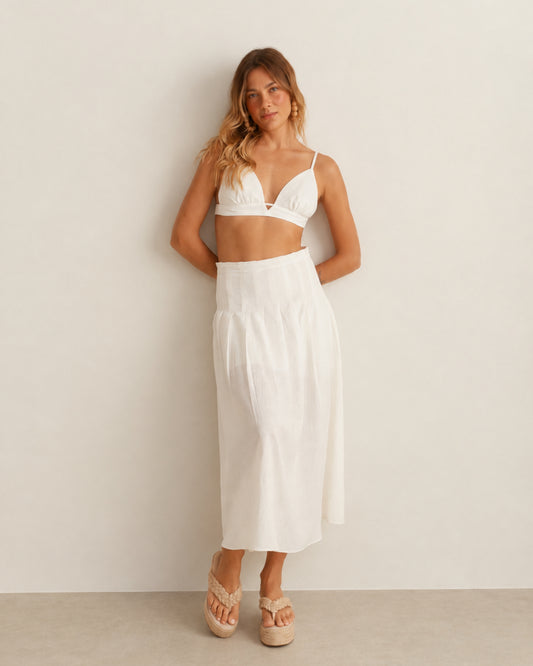 SAIA MIDI COM PREGAS WHITE