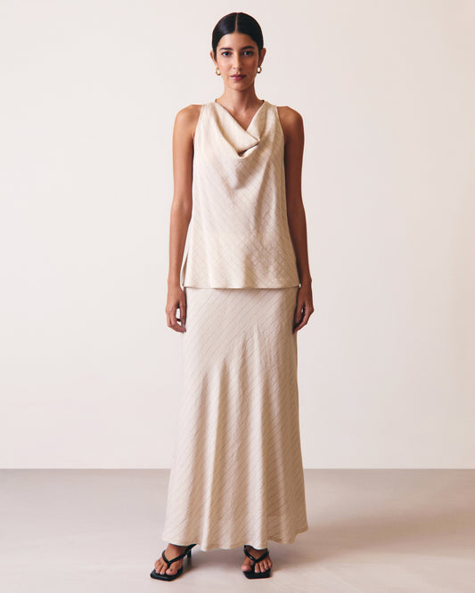 SAIA EVASÊ LISTRAS BEGE