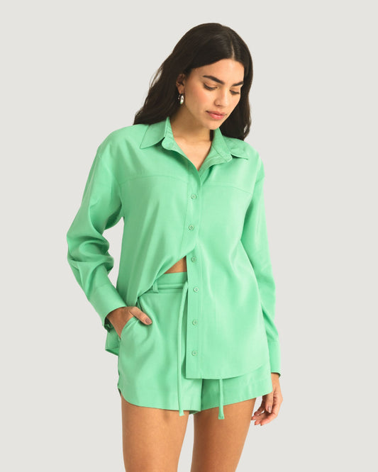 Camisa Oversized Clean VERDE
