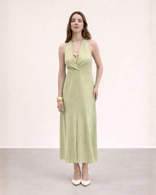 VESTIDO FRENTE ÚNICA ORVALHO (VERDE)