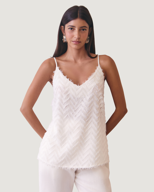 REGATA FRANJA ZIG ZAG OFF WHITE