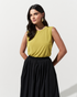 Blusa com Cava VERDE