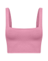 Top Nervura Decote U Rosa UNICA