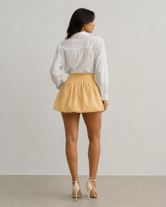 SHORTS SAIA BALONÊ PALA PÊSSEGO