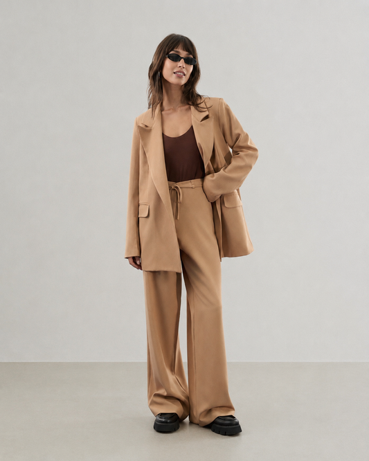 BLAZER ALONGADO MAMI (BEGE)
