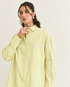 CAMISA CIANINHA ENTREMEIO FLASH (AMARELO CLARO)