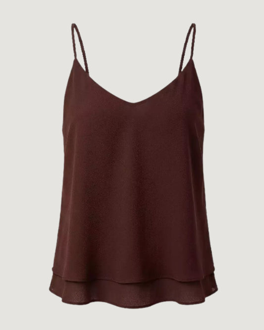REGATA COM CAMADAS MARROM