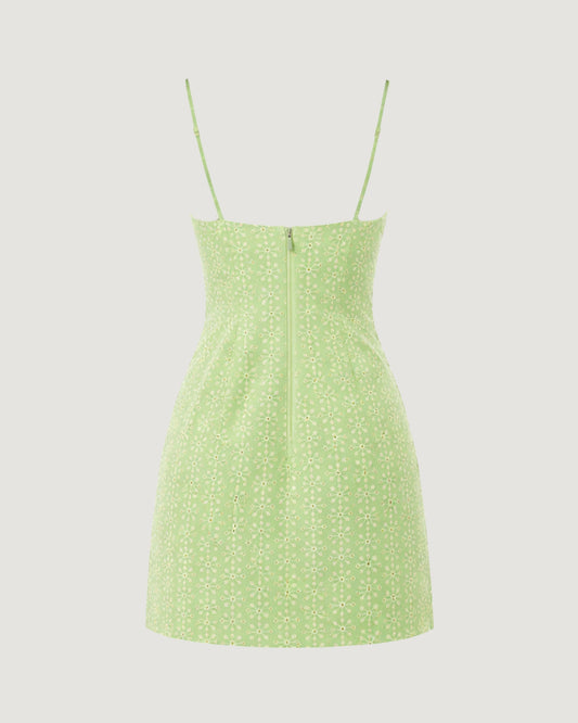 VESTIDO LAISE RECORTE BUSTO VERDE