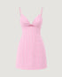VESTIDO LAISE RECORTE BUSTO ROSA