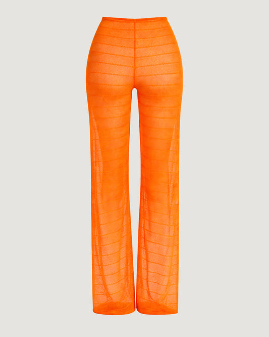 CALÇA VAZADA SAÍDA DE PRAIA LARANJA