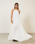 Vestido Longo Frente Única Off WHITE