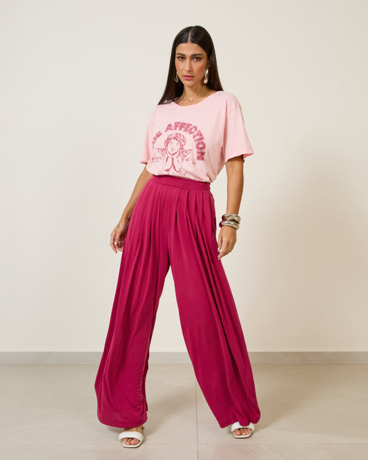 BLUSA CAMISETA ANGEL ROSA CLARO