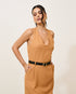 Vestido Longo Alfaiataria BEGE