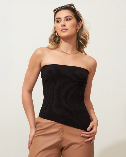 BLUSA OMBROS LIVRES PRETO