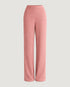 CALÇA RETA PLISSADA ROSA