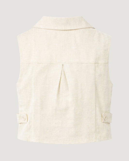 COLETE CURTO GOLA BLAZER OFF WHITE