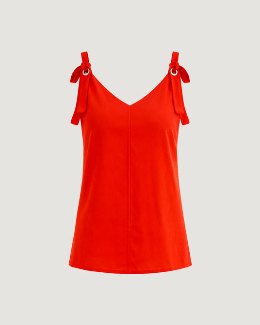 REGATA ALÇA AMARRAÇÃO VERMELHO