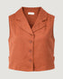 COLETE CURTO GOLA BLAZER DOURADO