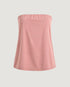BLUSA SEM ALÇAS ABERTURA COSTAS ROSA