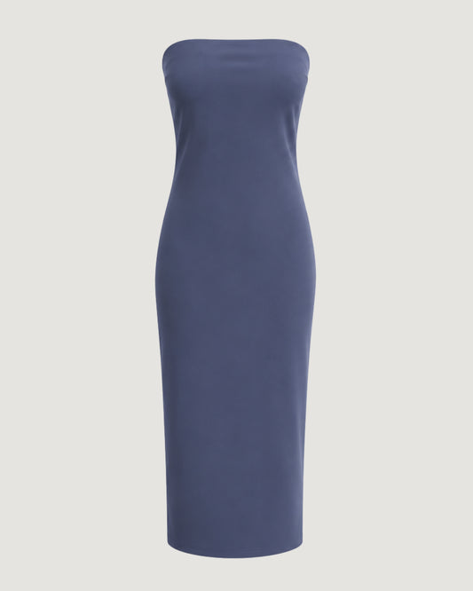 VESTIDO TOMARA QUE CAIA LAZUR (AZUL)