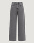 CALÇA JEANS WIDE LEG PRETO