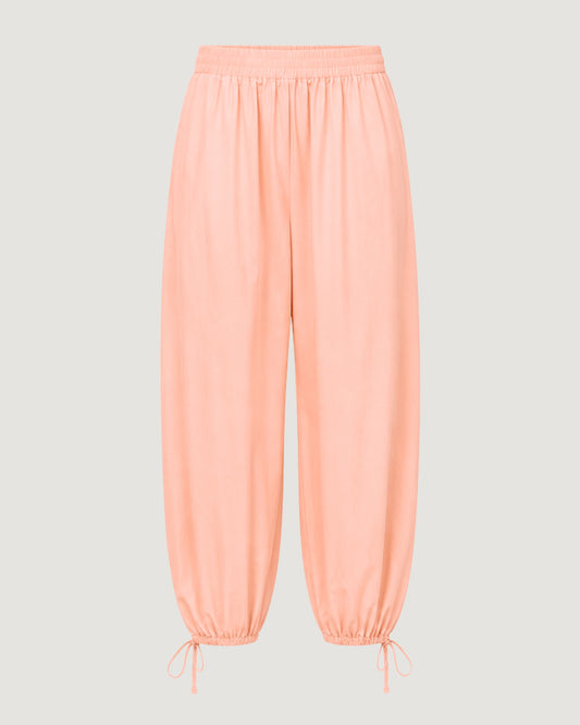 CALÇA BALLOON COM AMARAÇÃO BARRA ROSA LIRIO (ROSA)