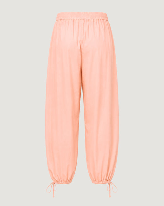CALÇA BALLOON COM AMARAÇÃO BARRA ROSA LIRIO (ROSA)