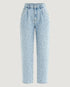 CALÇA APLICAÇÕES JEANS AZUL