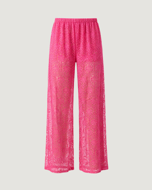 CALÇA SAÍDA DE PRAIA RENDA ROSA