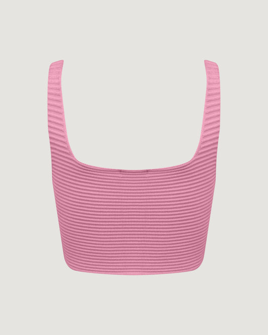 Top Nervura Decote U ROSA