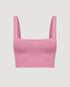 Top Nervura Decote U ROSA