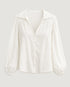 CAMISA MANGA FRANZIDA OFF WHITE