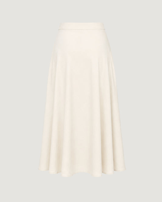 SAIA GODE MIDI OFF WHITE
