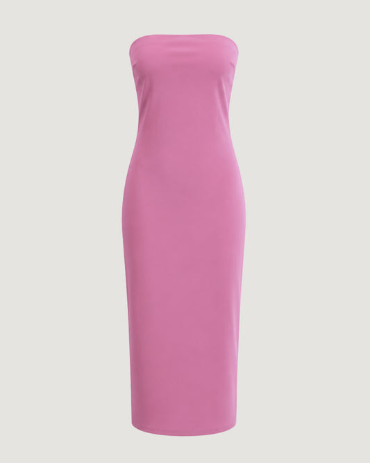 VESTIDO TOMARA QUE CAIA ROSA