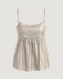 BLUSA BATA  AMARRAÇÃO COSTAS PRATA