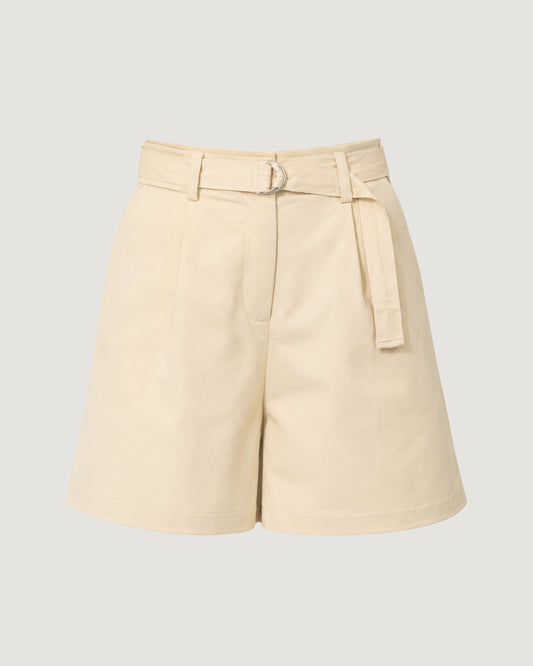 Bermuda Alfaiataria com Cinto OFF WHITE