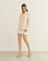 CAMISA CIANINHA ENTREMEIO IVORY(CRU)