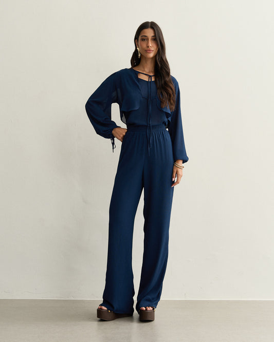 BLUSA DUPLA YORIO AZUL