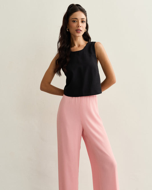 CALÇA YORIO PANTALONA ROSA