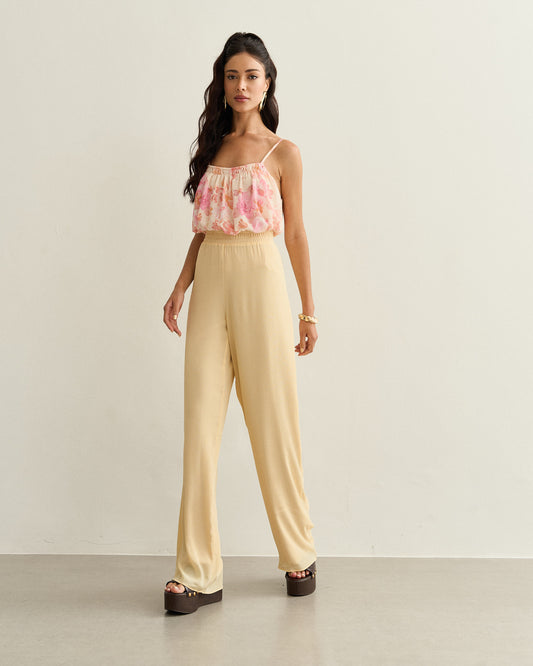 CALÇA YORIO PANTALONA AMARELO