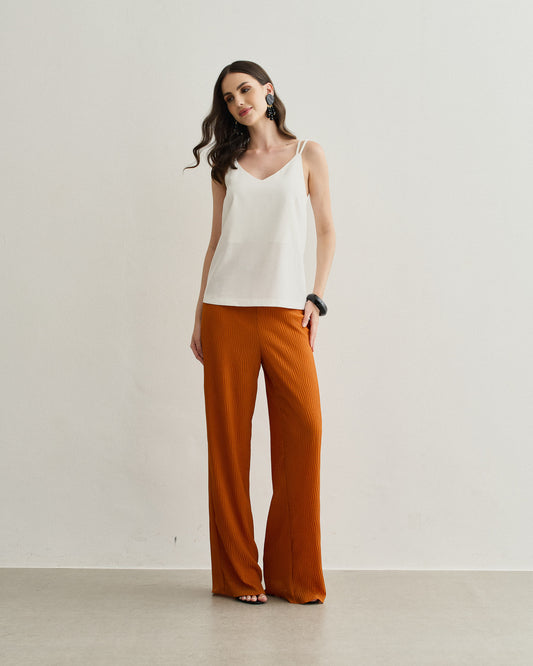 REGATA ALÇA DUPLA AMARRAÇÃO OFF WHITE