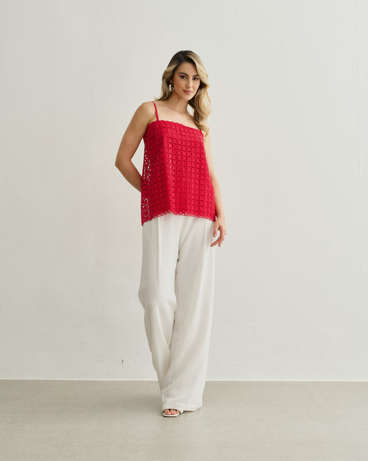 REGATA LENÇO LAISE VERMELHO