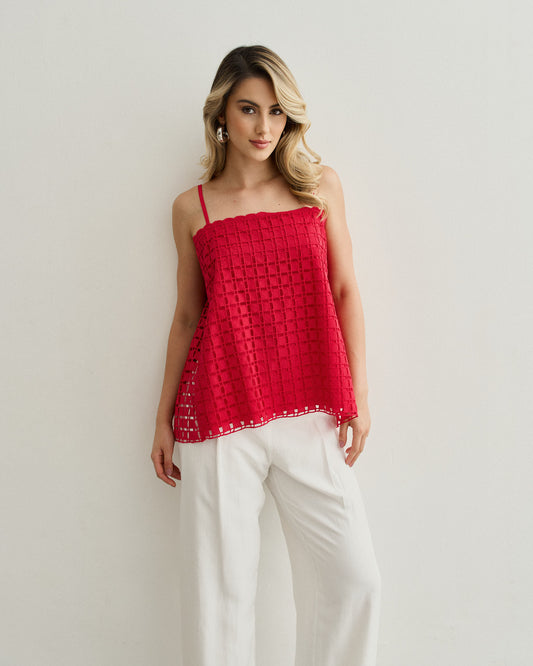 REGATA LENÇO LAISE VERMELHO