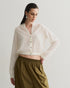 BLUSA CARDIGAN COM PELINHOS OFF WHITE