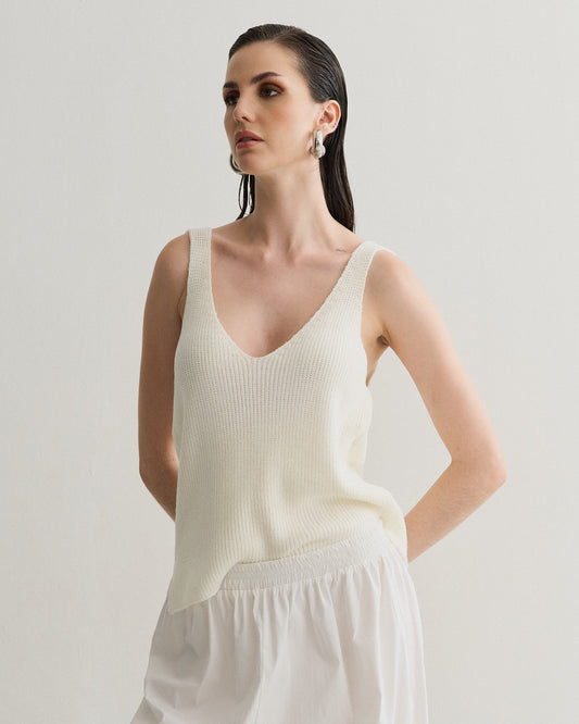 REGATA TRICOT FENDA LATERAL OFF WHITE