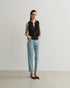 CALÇA JEANS MOM AZUL  CLARO