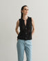 BLUSA COLETE TRICOT COM BOTÕES PRETO